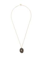 Cvc Stones Crystal Embellished Pendant Necklace - Grey