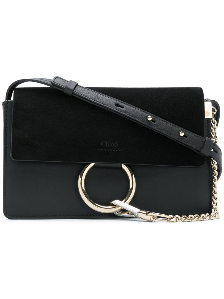 Chloé Small Black Faye Shoulder Bag