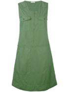 Tomas Maier - Chest Pocket Dress - Women - Cotton - 8, Green, Cotton