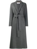 Harris Wharf London Belted Trenchcoat - Grey