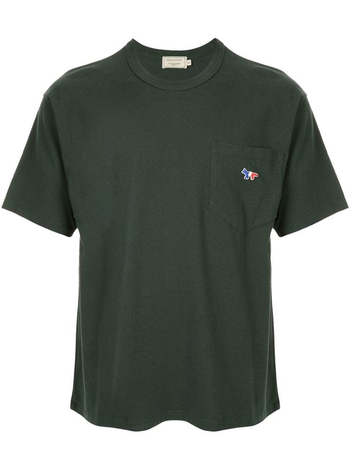 Maison Kitsuné Fox Pocket T-shirt - Green