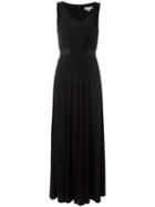 Michael Michael Kors Long Length Evening Dress, Women's, Size: Large, Black, Polyester/spandex/elastane