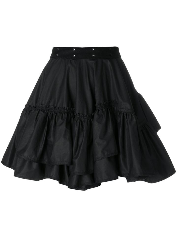 3.1 Phillip Lim Short Ruffle Skirt - Black