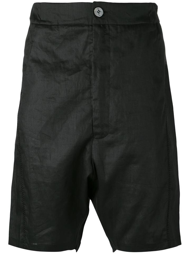 10sei0otto - Bermuda Shorts - Men - Rayon - M, Black, Rayon
