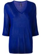 Pierantoniogaspari Sheer Knitted Top - Blue