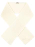 Egrey Knitted Scarf, Women's, White, Cotton/acrylic