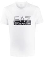 Ea7 Emporio Armani Large Logo Print T-shirt - White