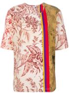 Pierre-louis Mascia Colour-block Floral Top - Multicolour