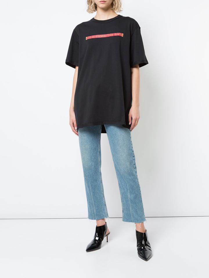Yang Li God Damn The Sun T-shirt - Black