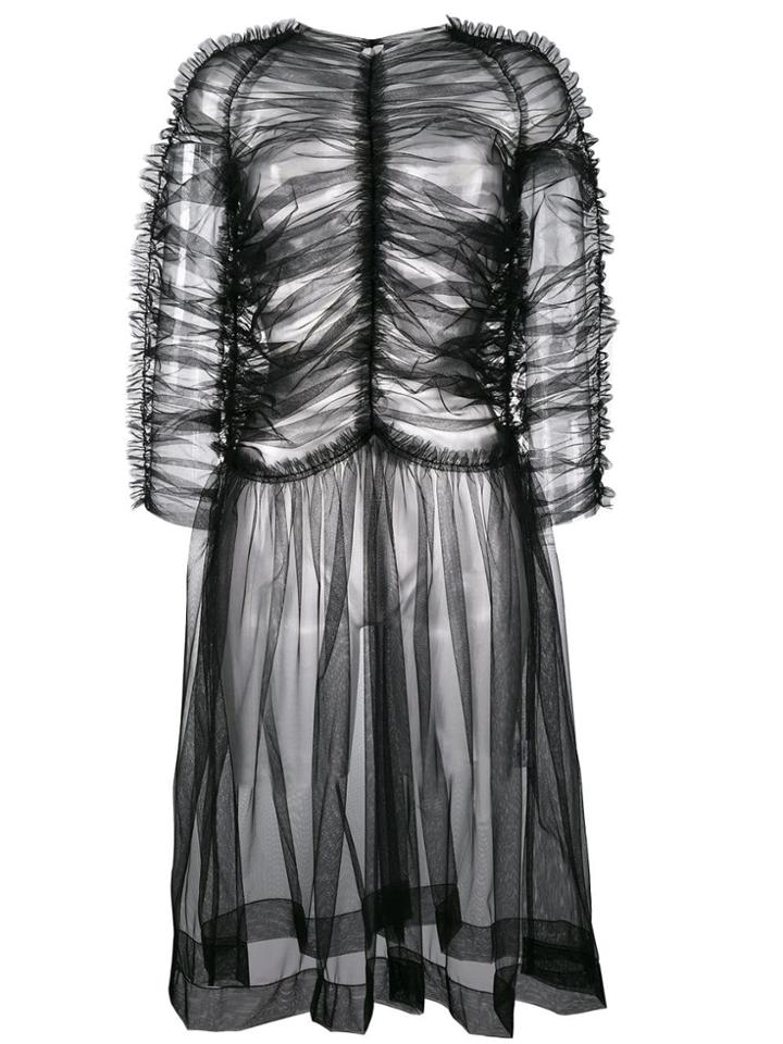 Molly Goddard Natalie Tulle Dress - Black