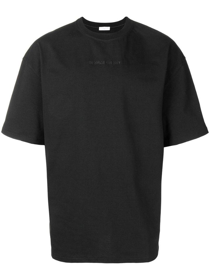 Ih Nom Uh Nit Embroidered Logo Oversized T-shirt - Black