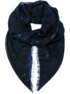 Valentino 'camubutterfly' Scarf, Men's, Blue, Silk/cashmere