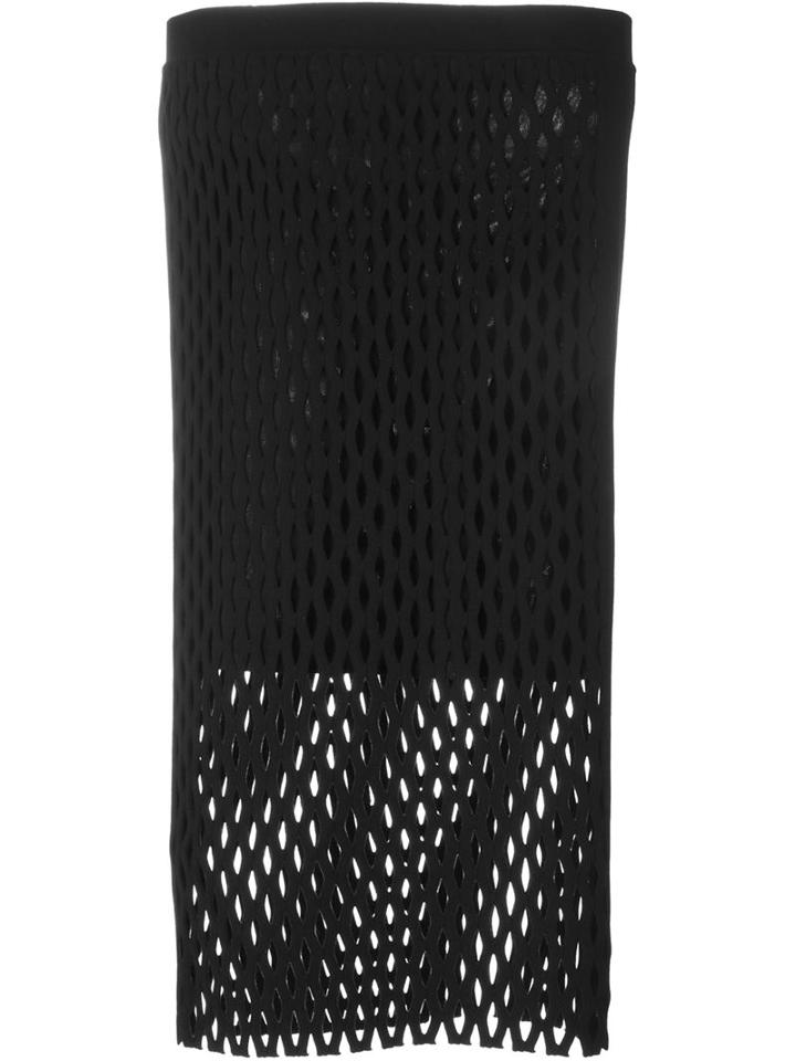 Alexander Wang Net Fitted Skirt