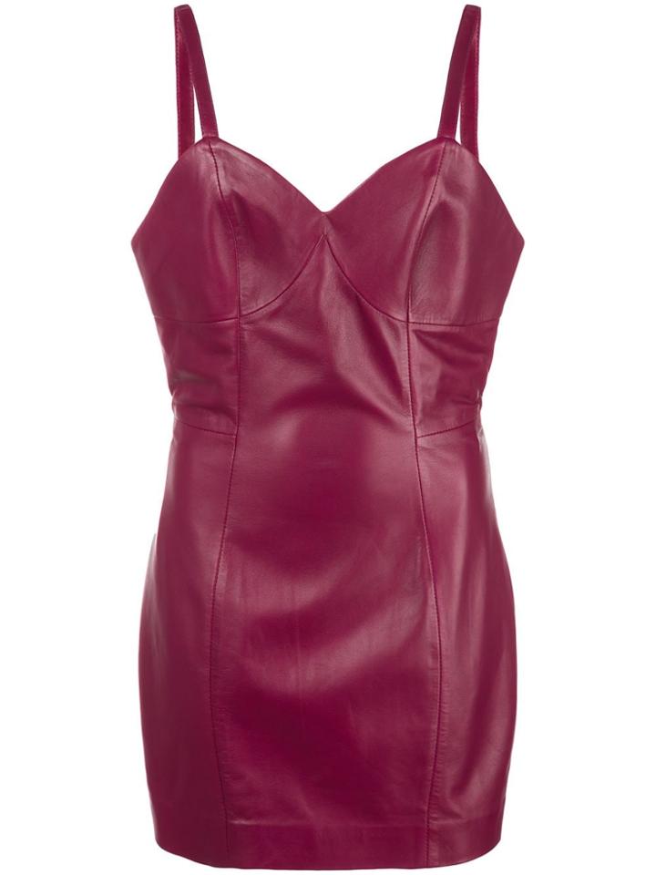 Fleur Du Mal Sweetheart Neck Dress - Purple