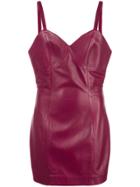 Fleur Du Mal Sweetheart Neck Dress - Purple