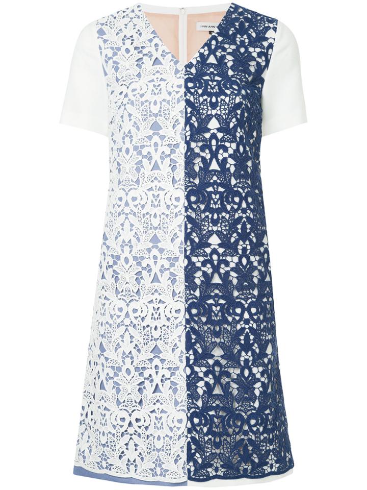 Han Ahn Soon Printed A-line Dress - White