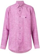 Etro Button-down Shirt - Pink & Purple