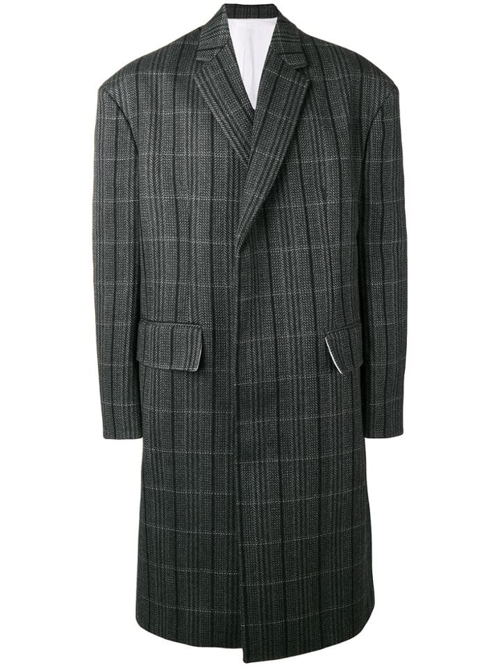 Calvin Klein 205w39nyc Single Breasted Coat - Grey