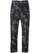 For Restless Sleepers Insects Print Straight Trousers