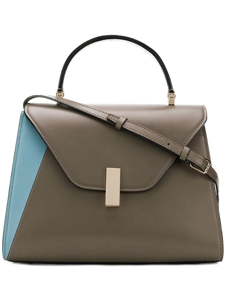 Valextra Iside Gioiello Medium Shoulder Bag - Grey