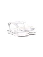 Montelpare Tradition Teen Pearl Embellished Sandals - White