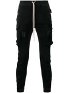 Rick Owens Cargo Pocket Trousers, Men's, Size: 48, Black, Cotton/polybutylene Terephthalate (pbt)/spandex/elastane