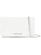 Lancaster Actual Shiny Glitter Crossbody Bag - Silver