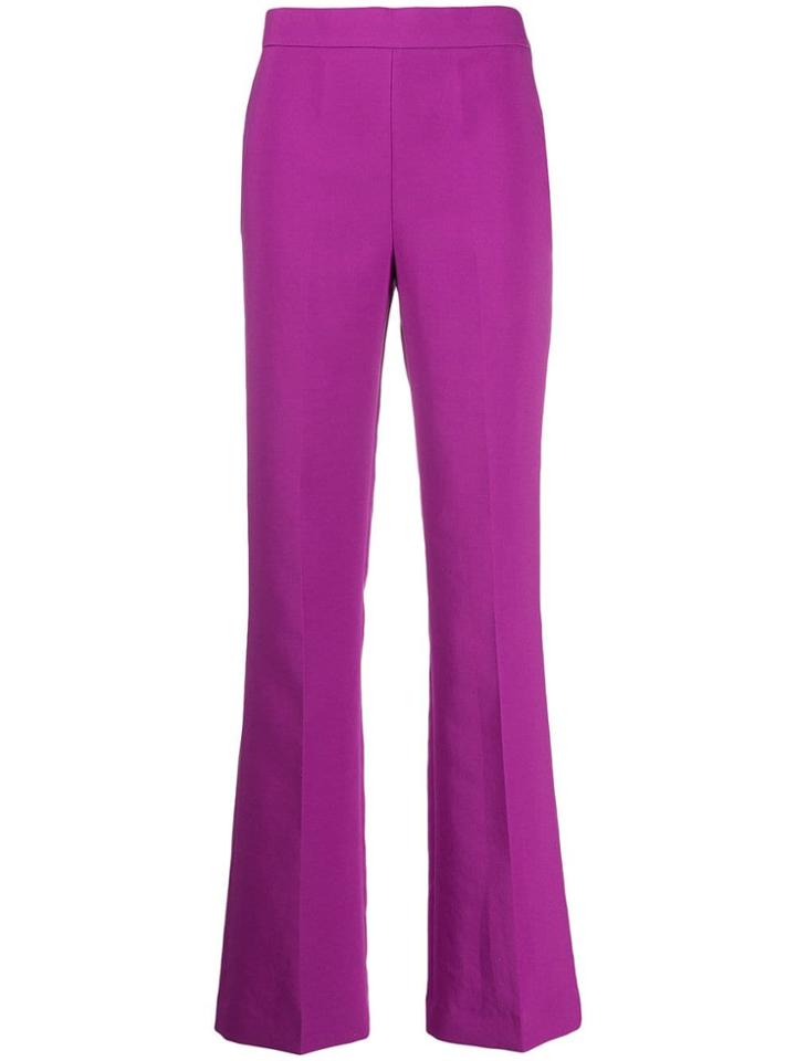 Essentiel Antwerp High Waisted Bootcut Trousers - Pink