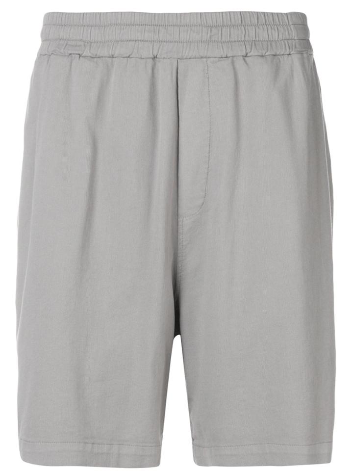 Low Brand Knee Length Track Shorts - Grey