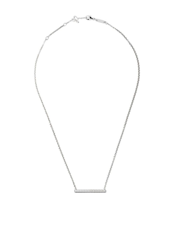 Chopard 18kt White Gold Ice Cube Pure Diamond Necklace - Unavailable