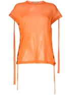Nehera Tassel-detail Fitted Top - Orange