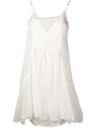 Stella Mccartney Sheer Bib Dress - White