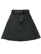 Simon Miller Denim Mini Skirt - Black
