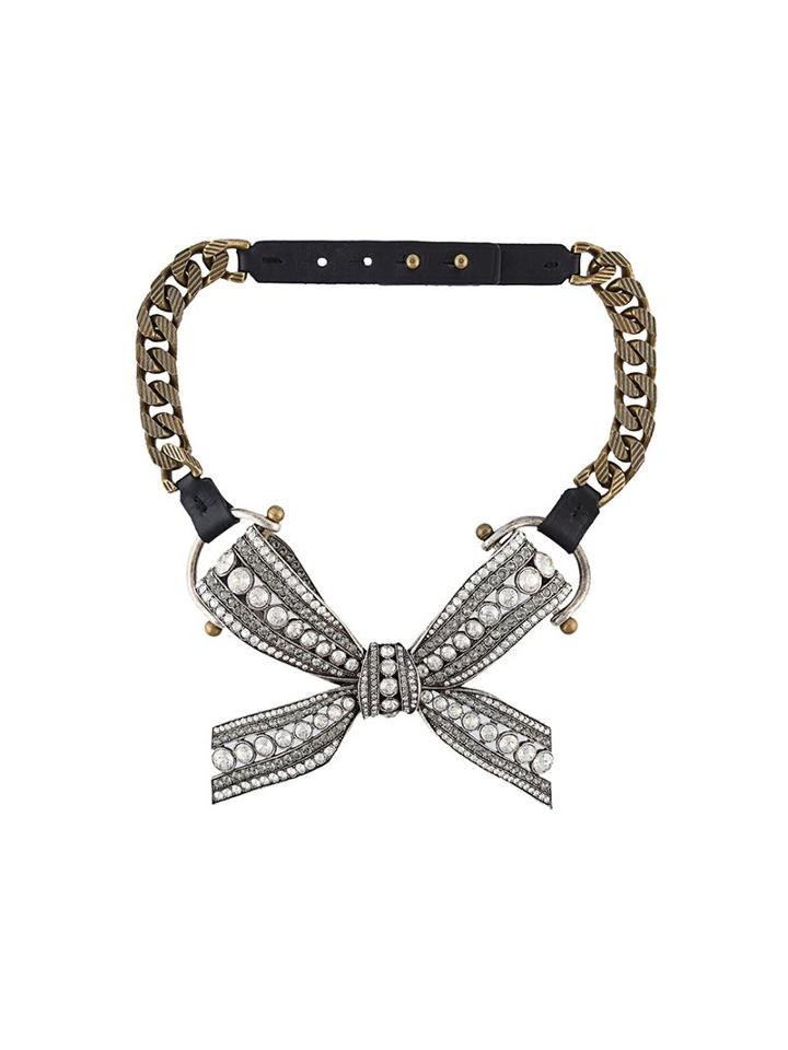 Lanvin Bow Detail Necklace