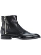 Givenchy Zip Detail Ankle Boots - Black