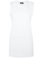 Twin-set - Long Sleeveless T-shirt - Women - Cotton - Xl, White, Cotton