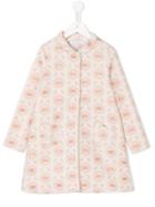 Tartine Et Chocolat Floral Print Coat, Girl's, Size: 8 Yrs, Pink/purple