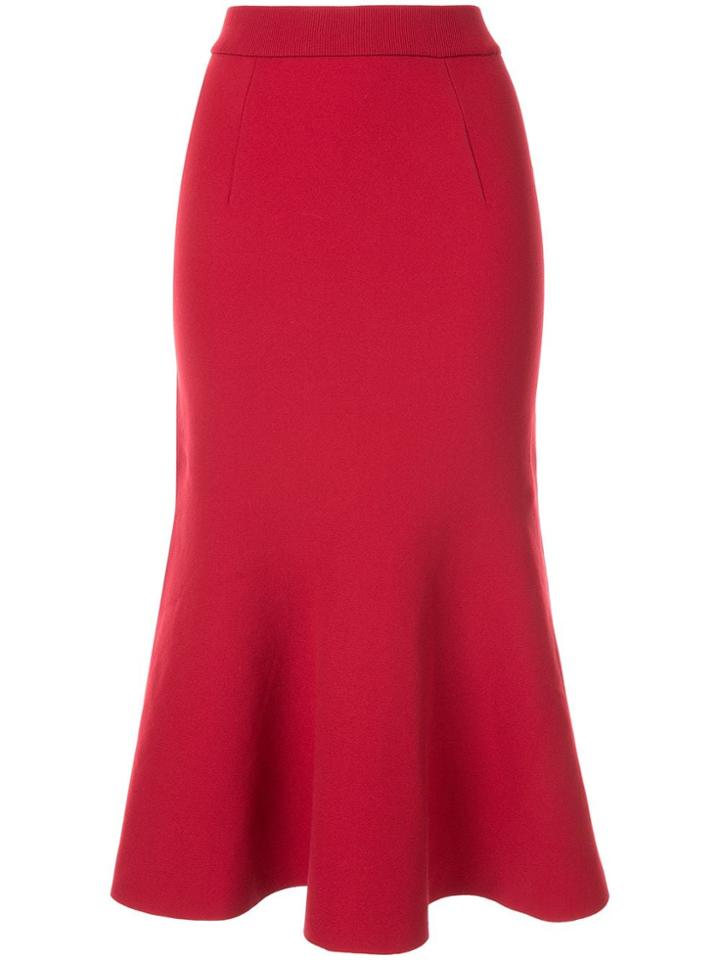 Le Ciel Bleu High-waisted Flared Skirt