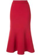 Le Ciel Bleu High-waisted Flared Skirt
