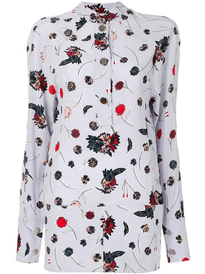 Marni Dandelion Print Blouse - Pink & Purple
