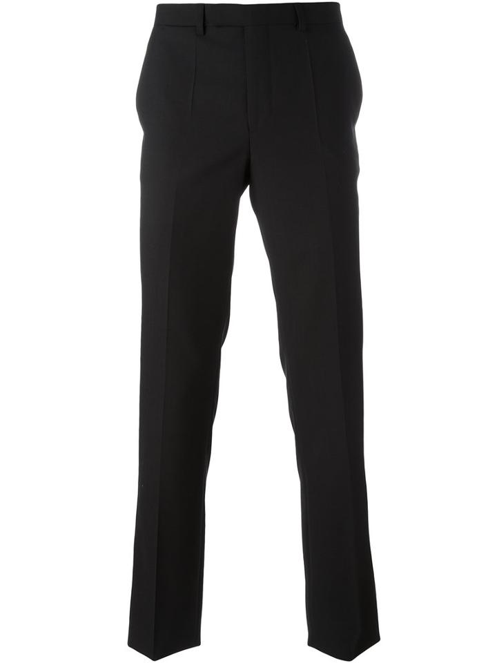 Raf Simons Tapered Trousers, Men's, Size: 50, Black, Virgin Wool/cotton