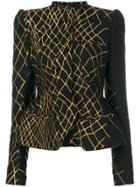 Haider Ackermann Hourglass Fitted Jacket - Black