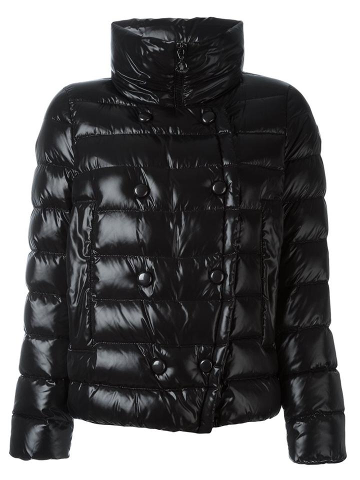 Moncler 'eulalia' Padded Jacket, Women's, Size: 4, Black, Feather Down/polyamide