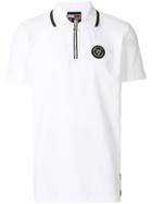 Plein Sport Zipped Polo Shirt - White