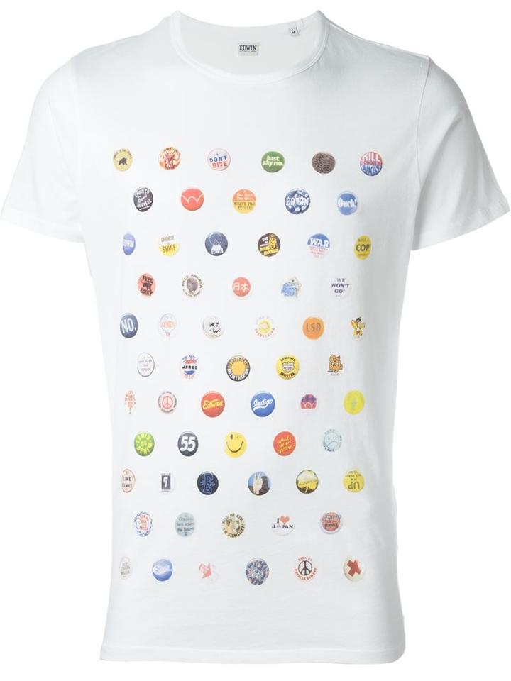Edwin 'pin Polka' T-shirt