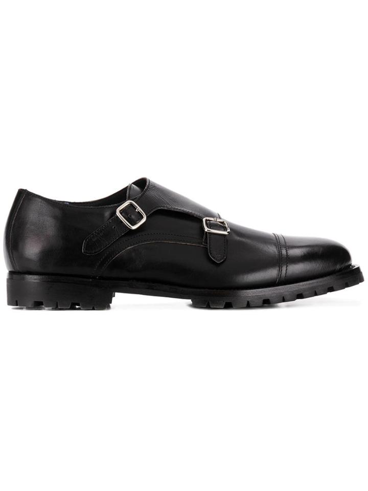 Fefè Classic Monk Shoes - Black