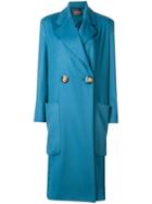 Erika Cavallini Oversized Coat - Blue