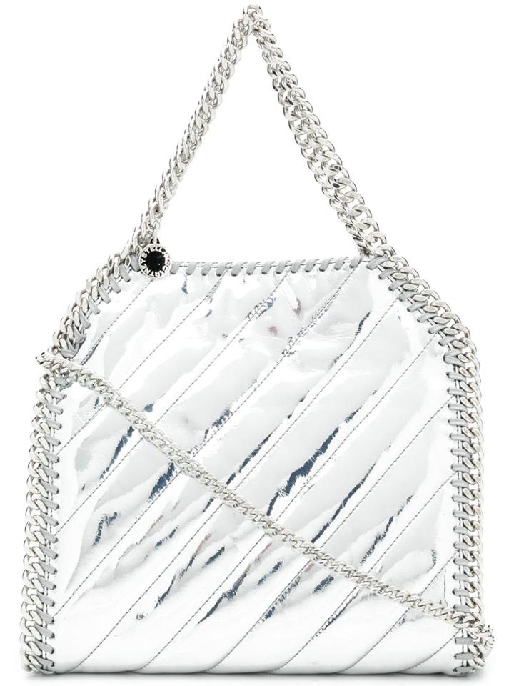 Stella Mccartney Mini Falabella Tote Bag - Silver