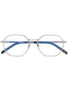 Hublot Eyewear Octagon Frame Glasses - Silver