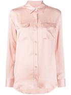 Equipment Silky Shirt - Pink